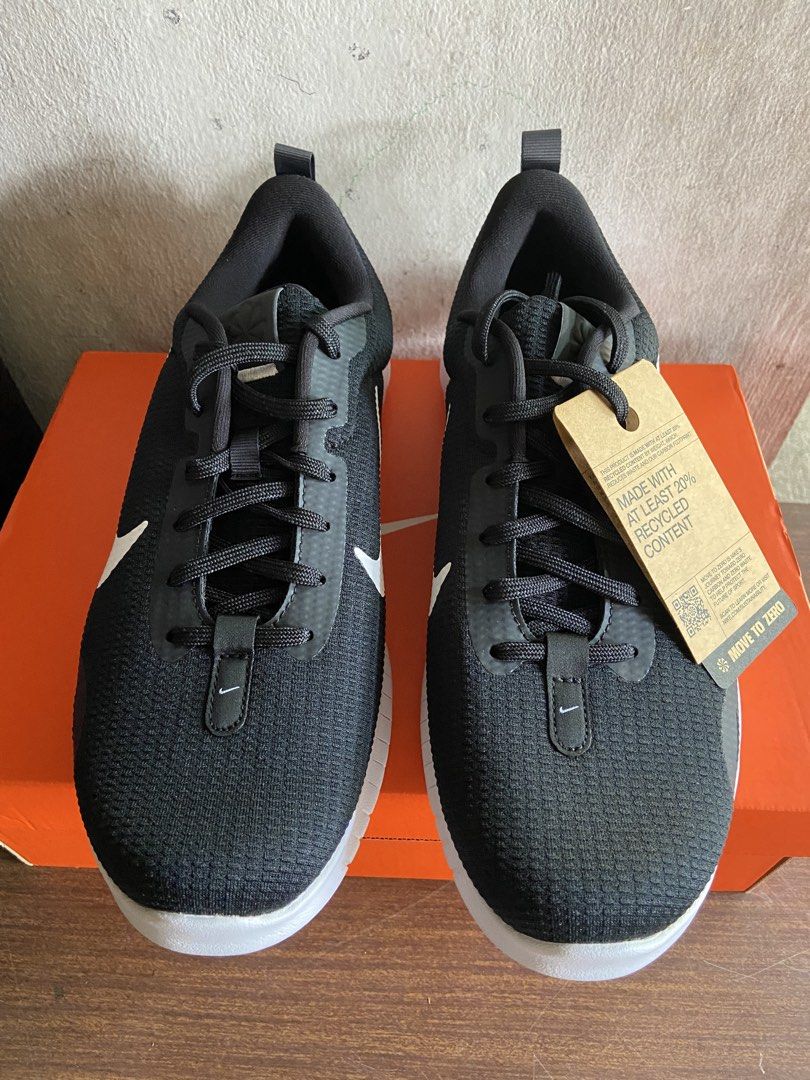 Nike Flex Experience 12 Black White Running Shoes (Category: Casual Shoes) located in Malolos. Submitted by anthony_collectibles (Listing ID 1466360180, Image 3). Description: Nike Flex Experience 12 Black White Running Shoes Size 10 Nike Flex Experience 12 running shoes in black and white. Breathable mesh upper, cushioned white sole. Brand new in the original orange box. Tags still attached, made with at least 20 percent recycled content. Great 