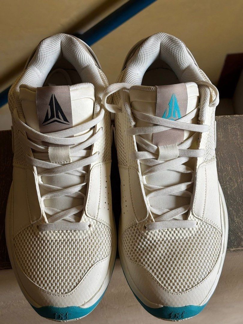 Nike Ja Morant 1 Coconut Milk (Category: Sneakers) located in General Mariano Alvarez. Submitted by cocoserene (Listing ID 1466350990, Image 2). Description: -Ilang beses lang nasuot, hindi ginamit panlaro -Money back guarantee if proven fake -Meetup around GMA Cavite or through delivery via lalamove or lbc.