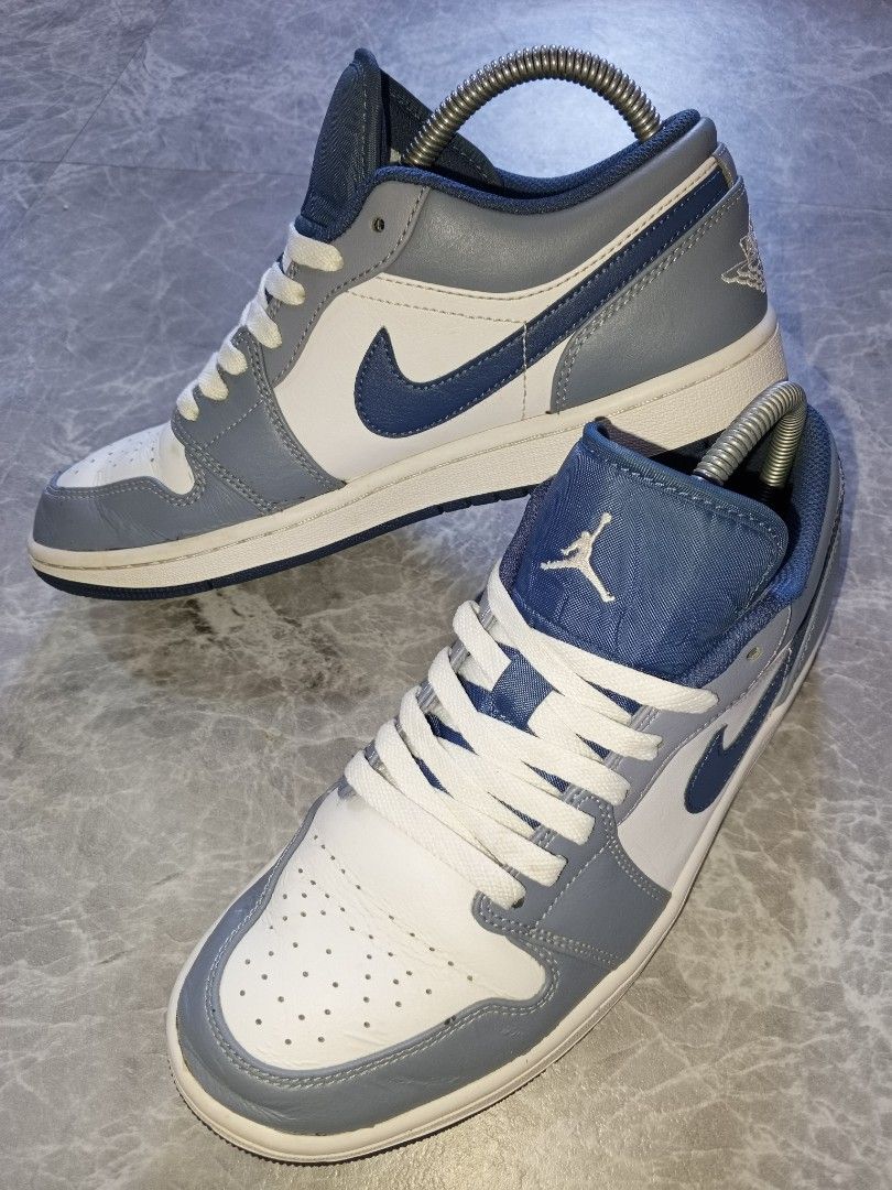 NIKE JORDAN 1 LOW "ASHEN SLATE" (Category: Sneakers) located in Taytay. Submitted by ThriftRacks (Listing ID 1466390652, Image 2). Description: FREE SHIPPING‼️ PRELOVED/THRIFTED FROM UKAY SHOE BALE NIKE JORDAN 1 LOW "ASHEN SLATE" SIZE US 8.5 EUR 42 CM 26.5 ISSUE SIGNS OF USAGE MINIMAL SCRATCHES AS YOU CAN SEE IN THE PHOTO. J&T Express Lalamove for nearby cities Free Shipping Strictly Payment First Mode of payment-Maya & Gotyme.