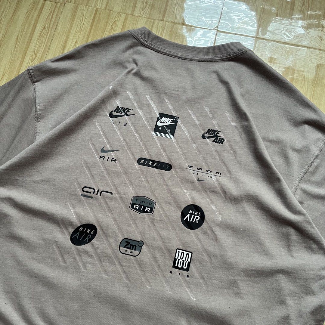 Nike Mid/Multi Logo Shirt B-new (Category: Tshirts & Polo Shirts ) located in Hagonoy. Submitted by ianthrift_ph (Listing ID 1466527204, Image 3). Description: complete tags/authentic size large on tag (loose fit) 24 width, 31 length brand new (not ukay po) color rate 10/10 no issue .