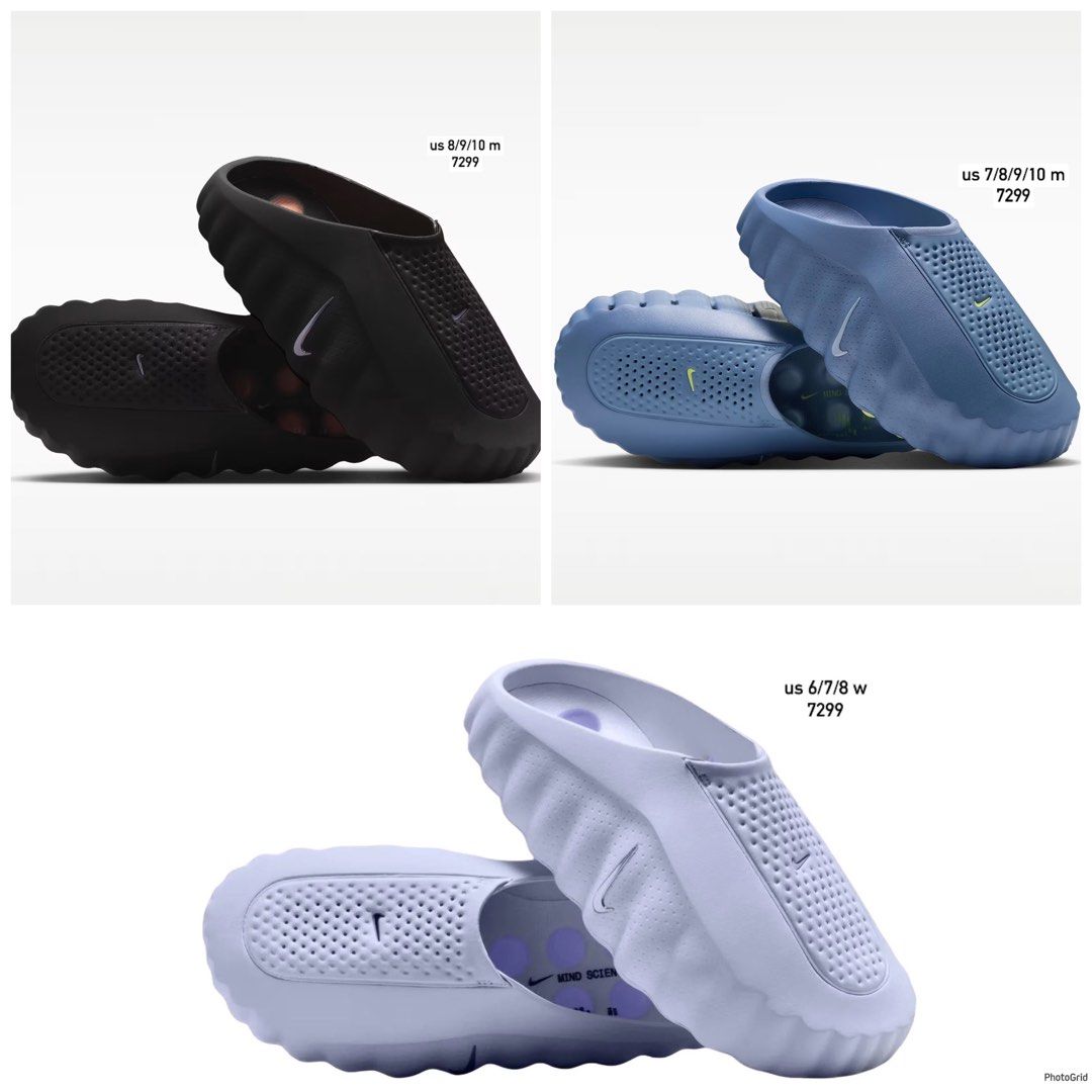 Nike Mind Mules (Category: Slippers & Slides) located in Caloocan City. Submitted by clicknshop2nd (Listing ID 1466443917, Image 1). Description: Preorder (ETA 2 Weeks) DP Required Nike Mind Mules 7299 Only See Photos For Details Guaranteed 💯% Authentic/Original Moneyback Guarantee If Proven Fake Ship Via JRS/J&T/Lalamove DM Us For Inquiries ❌ No Reservation | No Swap ❌ NO COD | NO COP ❌ No Return No Exchange Policy ❌ No Rush Shipping.