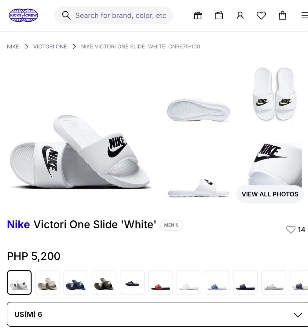 Nike Slides Size - 8 US (Category: Slippers & Slides) located in Cagayan de Oro. Submitted by rare.theory (Listing ID 1466351628, Image 2). Description: Size: 8 US (men’s) Condition: Like new Color rate: 10/10 Mine: ₱850 📌Loc: Iligan City, Mindanao.