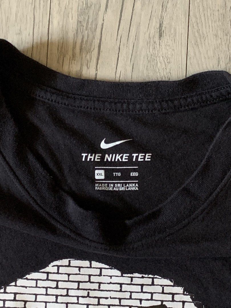 Nike T shirt Original (Category: Activewear) located in Manila. Submitted by true_dailylifestyle (Listing ID 1466434460, Image 3). Description: Nike Tee J1 Shoes design 🔥 Size fit: Medium 22x28 Condition: Like new Tags: Completed CR/ 10/10 Authen* DM .