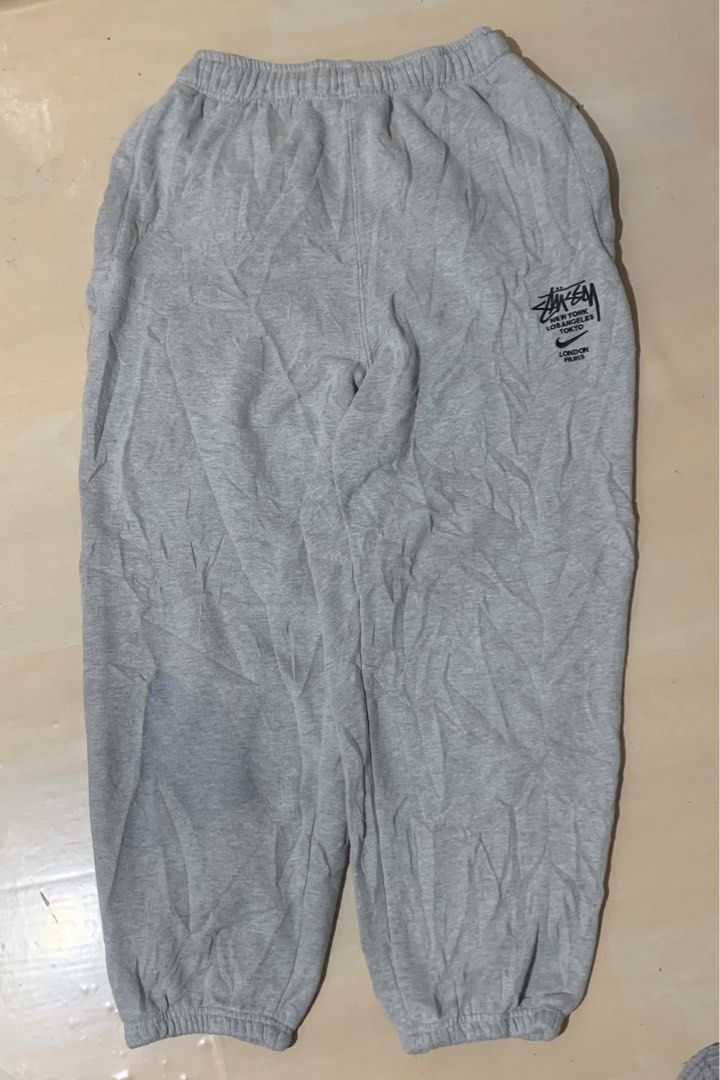 Nike x Stussy Pants (Category: Activewear) located in Zamboanga. Submitted by totsthrifted (Listing ID 1466527391, Image 1). Description: GOOD CONDITION ISSUE NASA LAST 2 PIC 30-34 x 36 9.7/10 Pm📩.