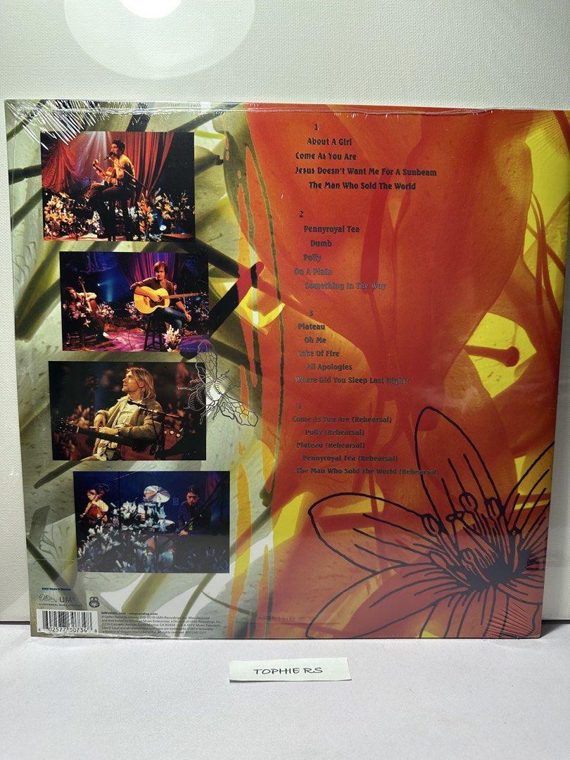 Nirvana Unplugged 2LP Vinyl LP Bnew Sealed (Category: Vinyls) located in Las Pinas. Submitted by tophiers (Listing ID 1466467787, Image 2). Description: NIRVANA Mtv Unplugged New York (2LP) Double Vinyl LP Brand New Sealed Includes Bonus tracks on Side 4: - Come As You Are (Rehearsal) - Polly (Rehearsal) - Plateau (Rehearsal) - Pennyroyal Tea (Rehearsal) - The Man Who Sold the World (Rehearsal) AWESOME!!! Php2,850 fixed- No Haggling Pls Item Loc:
