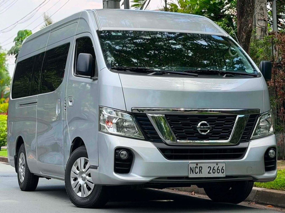 Nissan Urvan Premium‼️🔥 Auto (Category: Used Cars) located in Makati City. Submitted by maby_latido05 (Listing ID 1466497286, Image 2). Description: 2018 Nissan Urvan Premium NV350 2.5 Diesel AT Artista Van 286k ALL IN‼️🔥 2yrs - Php 46,188 3yrs - Php 33,373 4yrs - Php 27,673 Chattel and Insurance Included FREE Transfer of Ownership FREE Detailing FREE Bank Processing 💯 Legit Mileage ✅ No Mileage Tampering Guaranteed! 1st Owned 45k mileage only