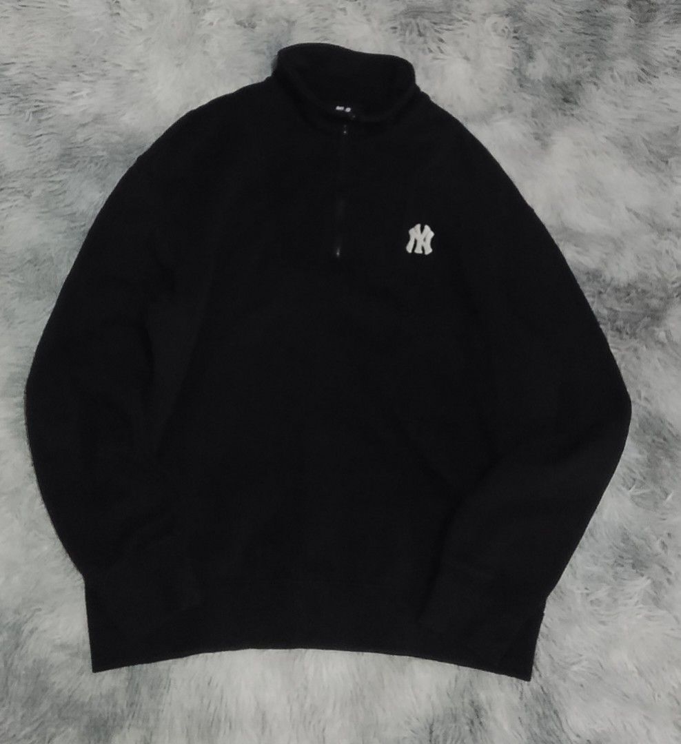 NY Yankees MLB Quarterzip/Qzip Sweatshirt Small-Medium Boxy (Category: Coats, Jackets and Outerwear) located in Davao. Submitted by thevintagehunterdvo (Listing ID 1465559222, Image 1). Description: Width 23 Length 26 899+144 sf is a must.