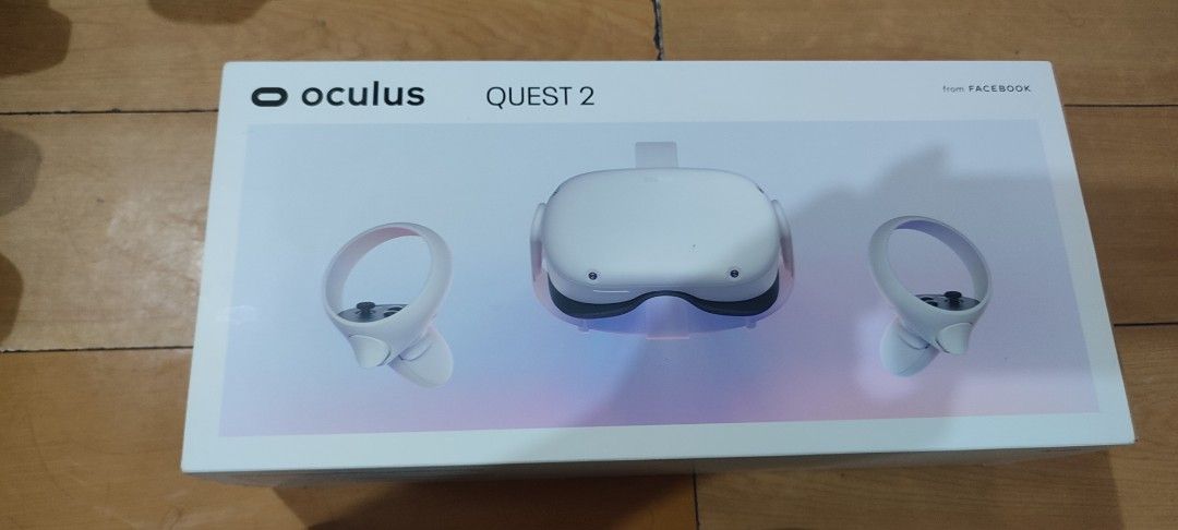 Oculus Quest 2 VR Headset with Controllers and Case (Category: Virtual Reality) located in Manila. Submitted by sing_and_perform (Listing ID 1466417849, Image 1). Description: Preloved VR Goggles for sale or swap No issue! All equipment listed working like brandnew. Included in package: Meta Quest 2 (Oculus) 256gb version Left and Right controllers Original head strap Original charging cable Original Power adaptor Original Box Original eye glass 