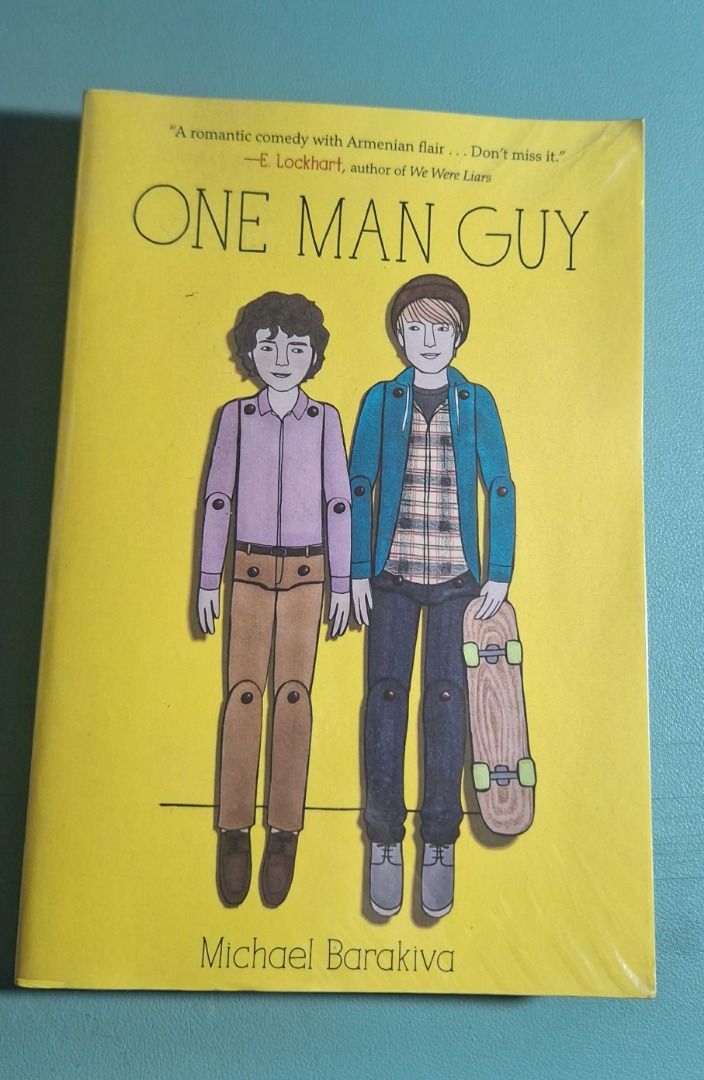 One Man Guy by Michael Barakiva Paperback Novel (Category: Storybooks) located in Manila. Submitted by adjconcepc45071 (Listing ID 1466410856, Image 1). Description: - Title: One Man Guy - Author: Michael Barakiva - Genre: Young Adult Romance Fiction - Publisher: Square Fish - Format: Paperback - has plastic cover Meet-up locations: SM North, UP Town Center, UP Diliman Campus If delivery: shipping fee is c/o of buyer.