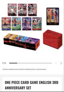 One piece card game china version 3rd anniversary set, Toys ...