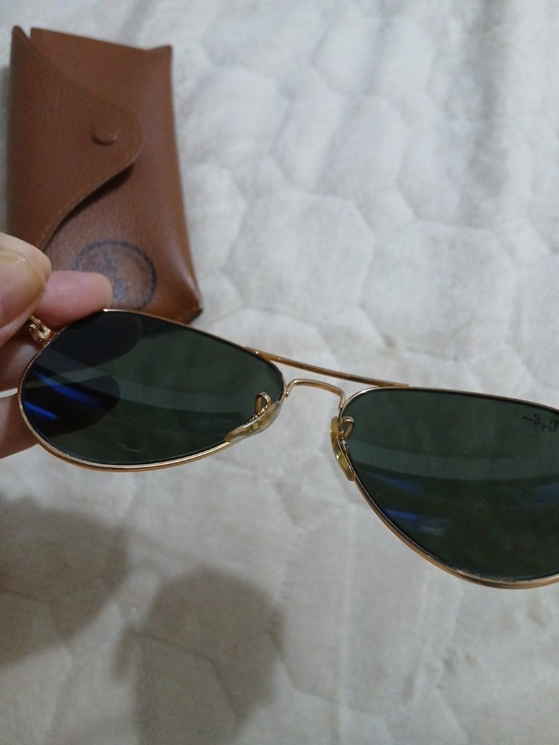 Original ray ban aviator sunglasses (Category: Sunglasses & Eyewear) located in Manila. Submitted by mycloset2025 (Listing ID 1466353058, Image 3). Description: .