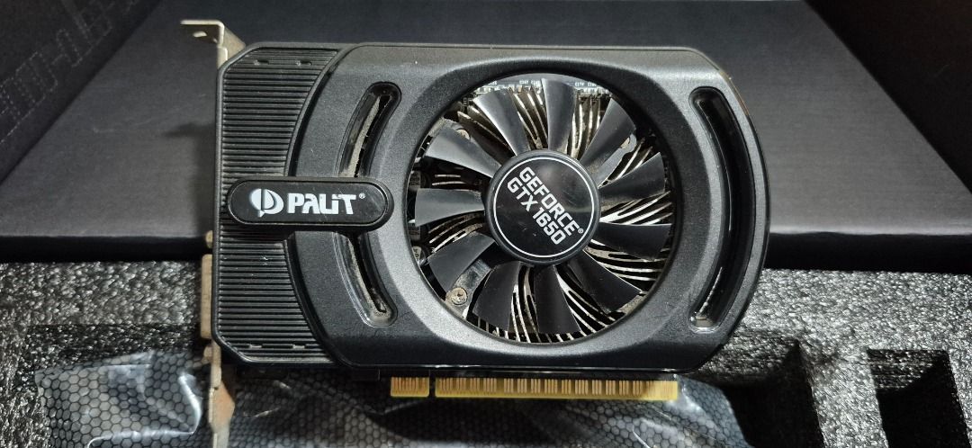 PALIT GTX 1650 (Defective) (Category: Computer Parts) located in Valenzuela. Submitted by potatochipsdoe (Listing ID 1466486116, Image 1). Description: NVIDIA PALIT GTX 1650 4GB (DEFECTIVE) PHP 2,000.00 WITH ISSUES! - Fans not spinning - No display HINDI NA PO ITO GUMAGANA Pickup or via Lalamove, buyer shoulders shipping fee. Mode of Payment: QR Code/Bank Transfer pagdating ng Rider mo..