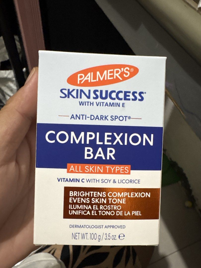 PALMER’S COMPLEXION BAR SOAPS 100 GRAMS (Category: Bath) located in Las Pinas. Submitted by tintindahan (Listing ID 1466470411, Image 2). Description: ORIGINAL PALMER’S COMPLEXION BAR SOAPS ON HAND ANTI DARK SPOT ANTI ACNE.