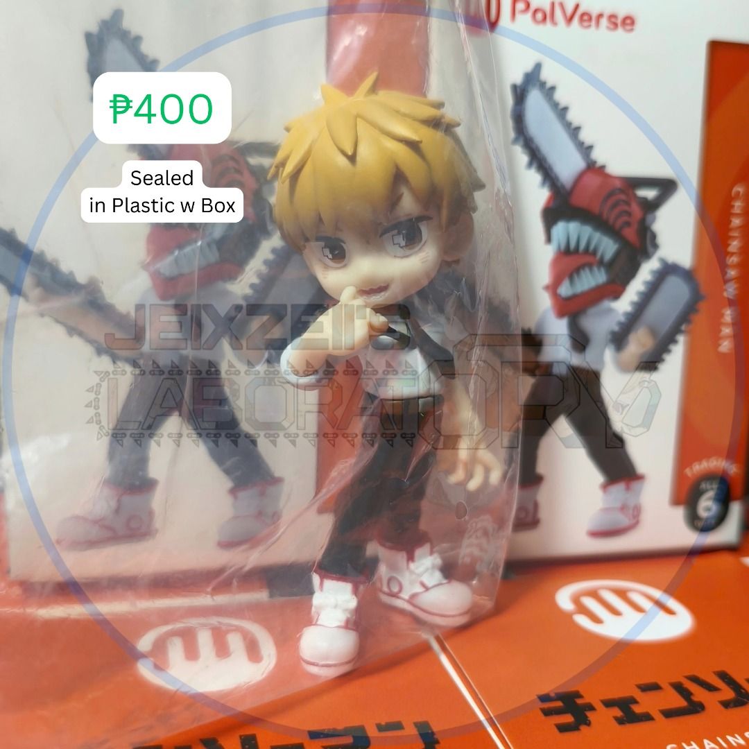 PalVerse Denji Mini Figure Sealed in Plastic w Box (Category: Figurines & Statues) located in Quezon City. Submitted by jeixzeii (Listing ID 1464534321, Image 1). Description: 📍Payatas A, QC MOP: Gcash MOD: Lalamove.
