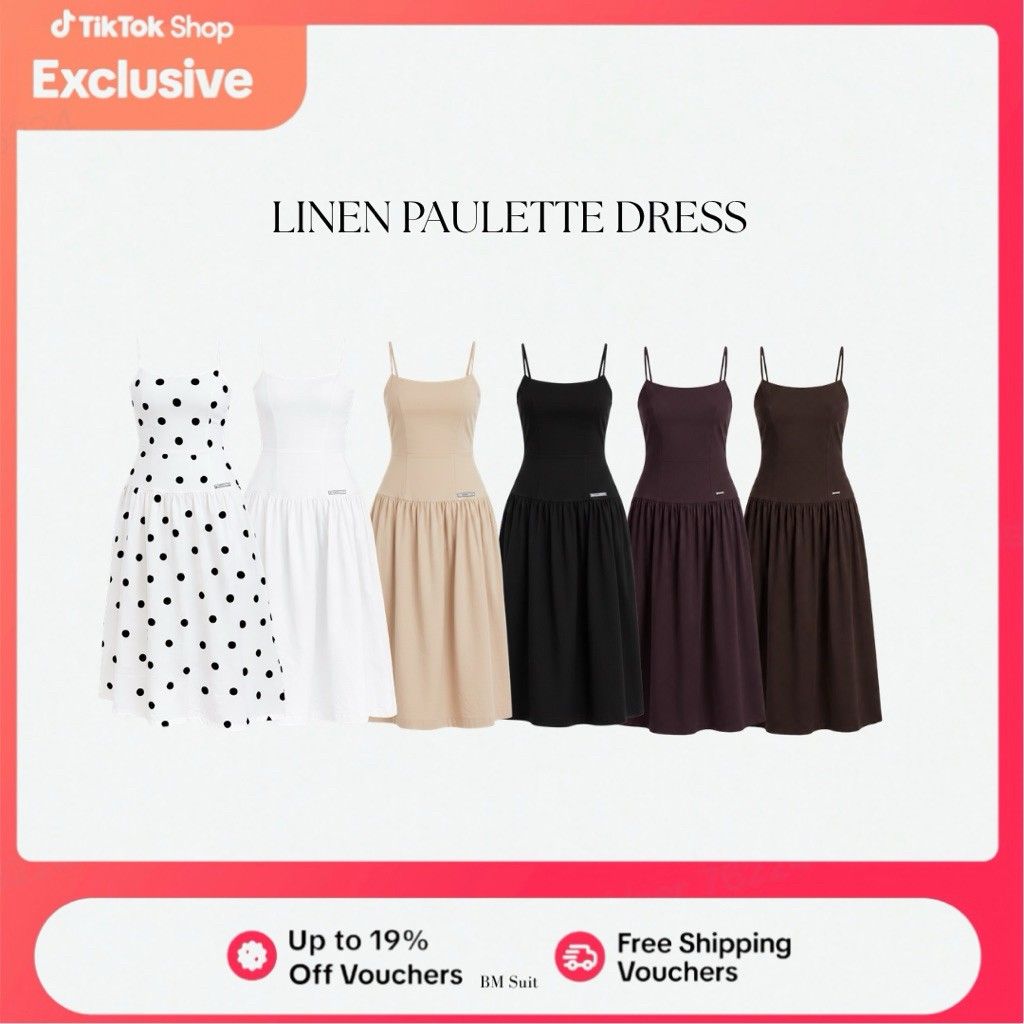 Paulette Dress In Polka (Category: Dresses) located in Manila. Submitted by girlymememe (Listing ID 1466445481, Image 1). Description: - Style: Retro white midi dress with black polka dots - Design: Fitted bodice, delicate spaghetti straps, and a flattering flared skirt - Perfect for: Daytime outings, weekend brunch, or casual dates - Sizing: Standard sizing applies (fits true to size) - Condition: Brand new / Excellent quality ( sinukat at nilab