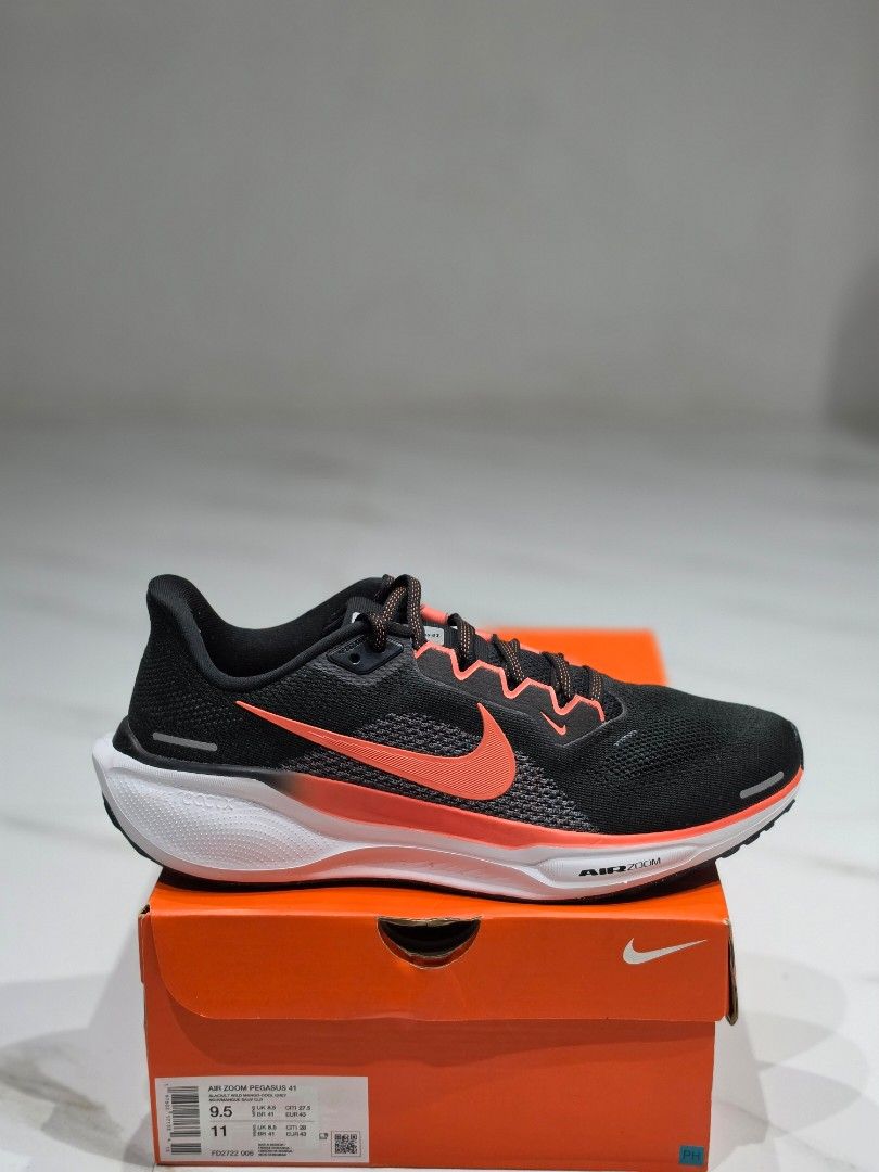 PEGASUS 41 RED (Category: Sneakers) located in Caloocan City. Submitted by 321soled (Listing ID 1466373240, Image 1). Description: for sale/trade pegasus 41 red size 9.5 used / complete 2,495 south caloocan area ig/fb: 321soled.