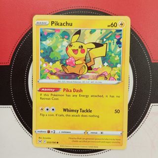 [Pokemon Cards] Pikachu 052/196 (RH&NonFoil) Lost Origin, Toys ...