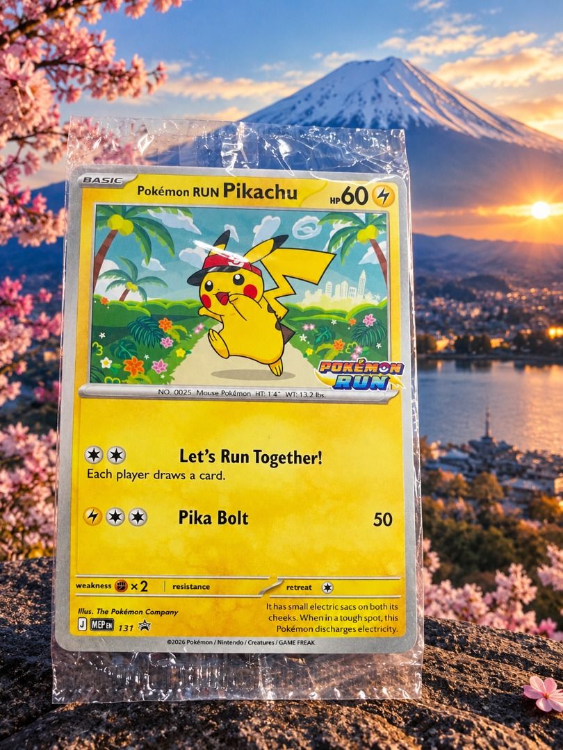 Pikachu 131 Rare (Category: Raw Singles) located in Caloocan City. Submitted by mightystar.09f4e5 (Listing ID 1466414532, Image 3). Description: PIKACHU PROMO CARD 30th Anniversary pokemon run Philippines.