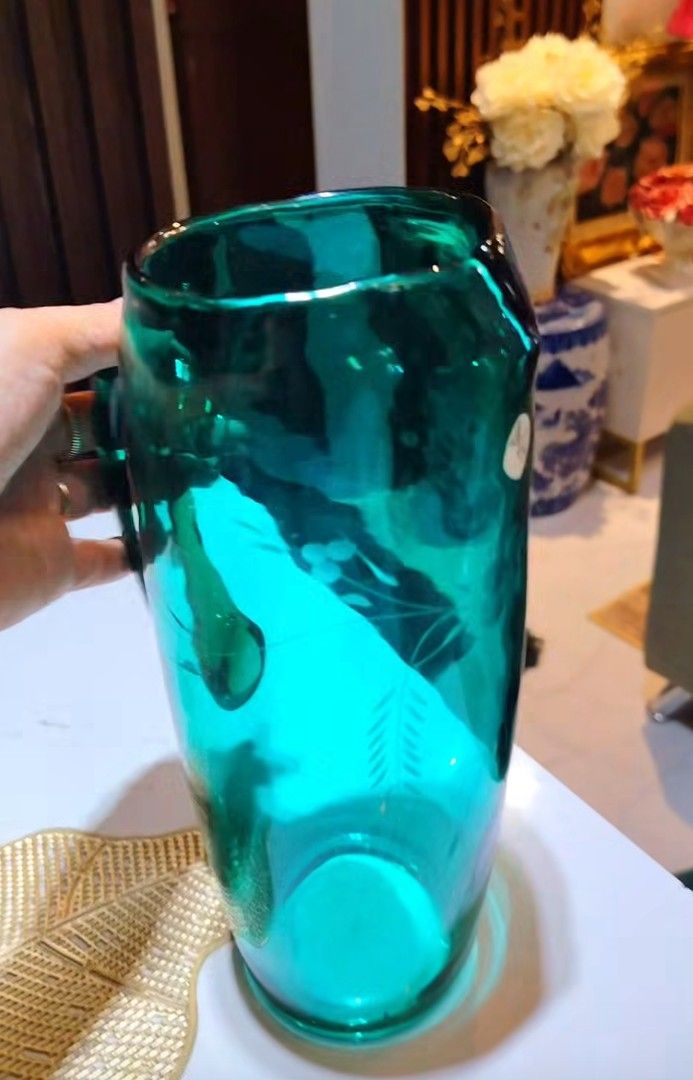 Pitcher with Etched Harvest Design (Category: Pitchers & Dispensers) located in Cainta. Submitted by mitchiemochi (Listing ID 1466494376, Image 2). Description: never been used.