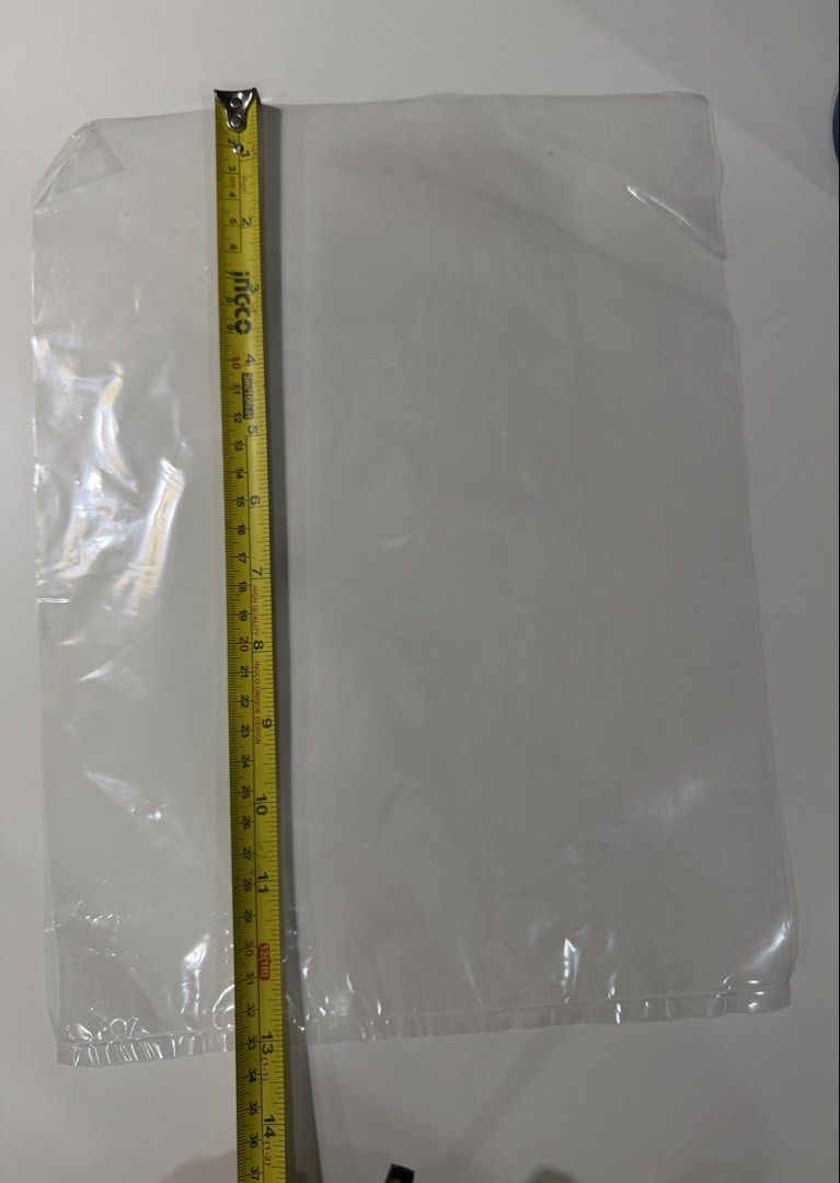 Plastic PP 10X13 inches 100pcs/pack (Category: Stationery & School Supplies) located in Quezon City. Submitted by magsbooksetc (Listing ID 1466468277, Image 1). Description: - approx 100 per pack / price is per pack - Type: Clear transparent plastic bags - Dimensions: Approx. 13 inches (L) x 10 inches (W) , thickness .0014 - Material: Flexible and lightweight - Ideal for: Packaging, storage, and organizing items.