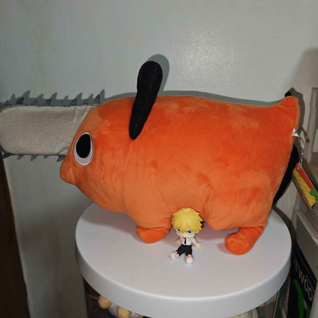 Pochita Plush Prize (Category: Plushies & Soft Toys) located in Quezon City. Submitted by in2cleric (Listing ID 1466514824, Image 2). Description: With etikate and paper tag. As is. MOP: Gcash & Maribank MOD: J&T.