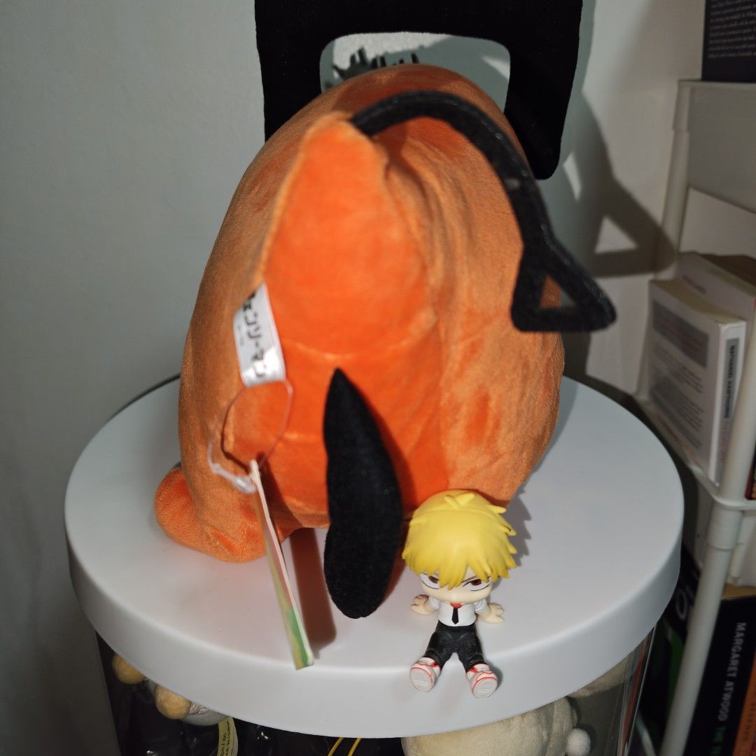 Pochita Plush Prize (Category: Plushies & Soft Toys) located in Quezon City. Submitted by in2cleric (Listing ID 1466514824, Image 3). Description: With etikate and paper tag. As is. MOP: Gcash & Maribank MOD: J&T.