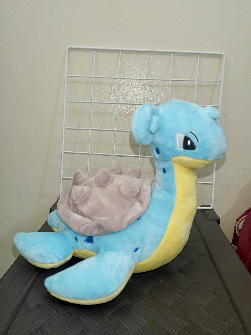 Pokemon Lapras plush toy (Category: Plushies & Soft Toys) located in Pasig City. Submitted by sleepyfairy (Listing ID 1466402701, Image 1). Description: message me if you have questions about the item 🫶🏻 shipping fee shouldered by buyer 🩷.