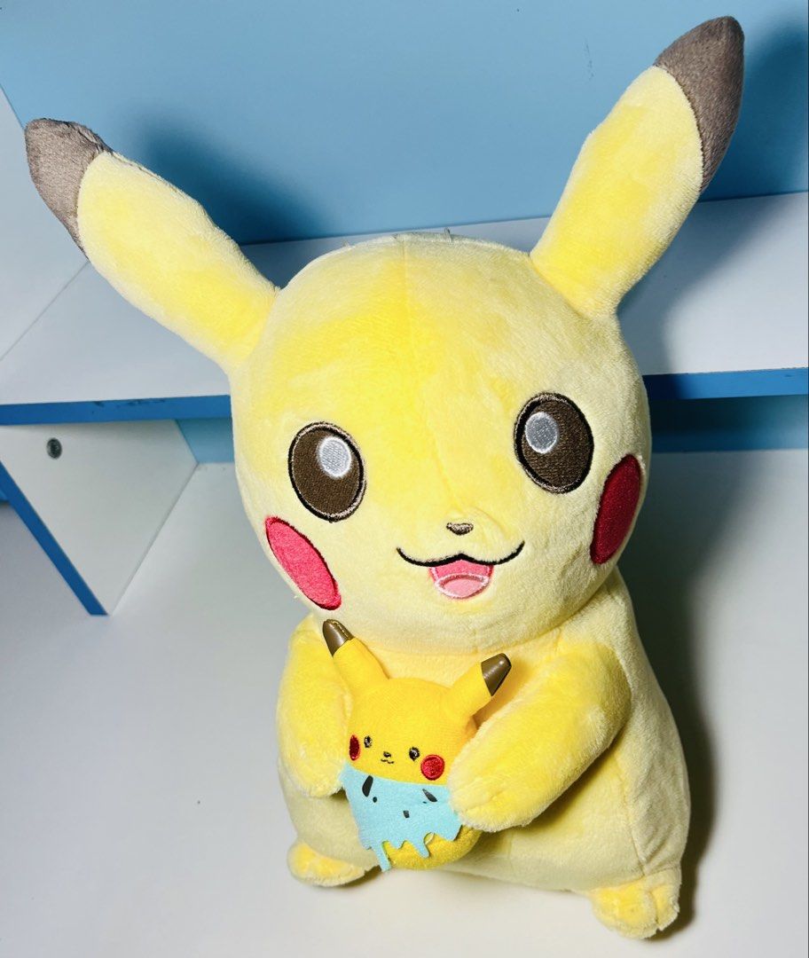 pokemon pikachu tea part plushie (Category: Plushies & Soft Toys) located in Cainta. Submitted by jjsp_monsterhunting (Listing ID 1466431068, Image 2). Description: pokemon pikachu tea party plushie approx 14 inches banpresto brand tag papertag meet up pin loc cainta shipping options LALAMOVE✅ JNT✅.