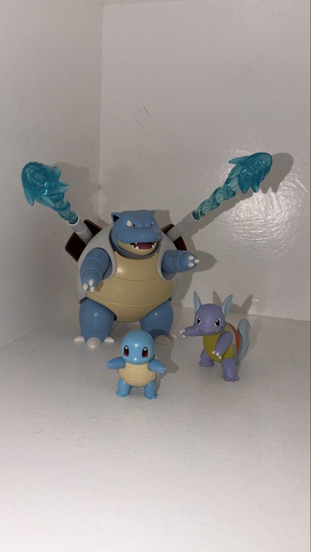 Pokemon Squirtle, Wartortle, Blastoise figures (Category: Action & Battle Toys) located in Davao. Submitted by troylance (Listing ID 1466387288, Image 1). Description: 🌟 Keeppley 🌟 Blastoise w/ Squirtle - ₱680 🌟 US Tomy 🌟 Wartortle - ₱500 ✨ WHAT YOU SEE IS WHAT YOU GET ✨ ✨ Preloved • Secondhand • Slightly Used ✨ Unless otherwise stated as sealed or brand new. 📌 PLEASE READ BEFORE PURCHASING ✅ Kindly make sure you are 100% decided before proc
