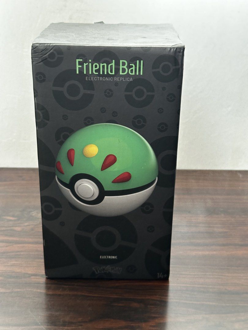 Pokémon Collection Box English (Category: Card Boxes & Cases) located in Cavite. Submitted by debbieafrica (Listing ID 1466430473, Image 1). Description: Wand Company Friend Ball electronic replica. This premium collectible features a die-cast metal shell with a high-quality painted finish, sensitive to touch and proximity. Includes a lift-to-display presentation case with touch-sensing illumination. The item is individually numbered and comes wi