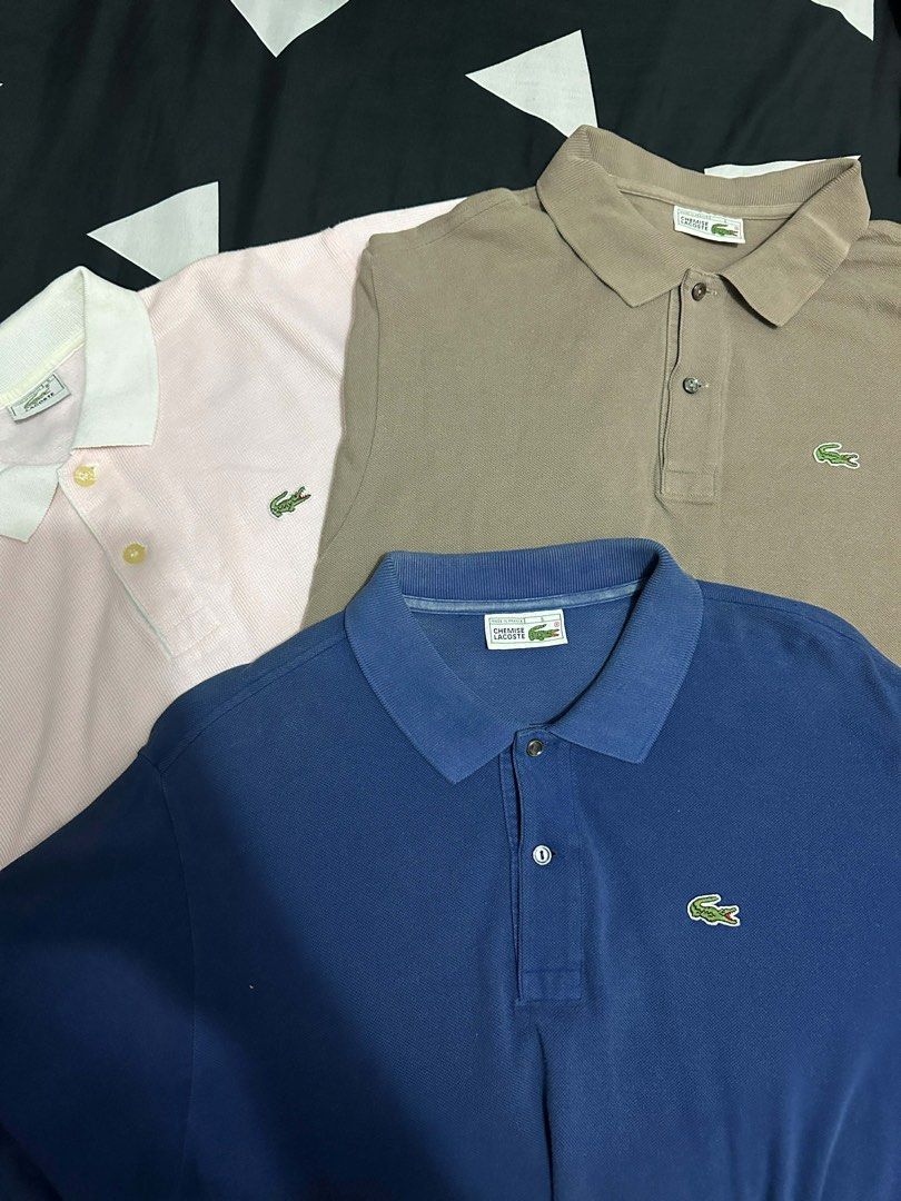 Polo lacoste ORIGINAL (Category: Tshirts & Polo Shirts ) located in Bacoor. Submitted by nicole1738 (Listing ID 1466504068, Image 1). Description: original size 5 (L-XL) Brown Pink Blue.