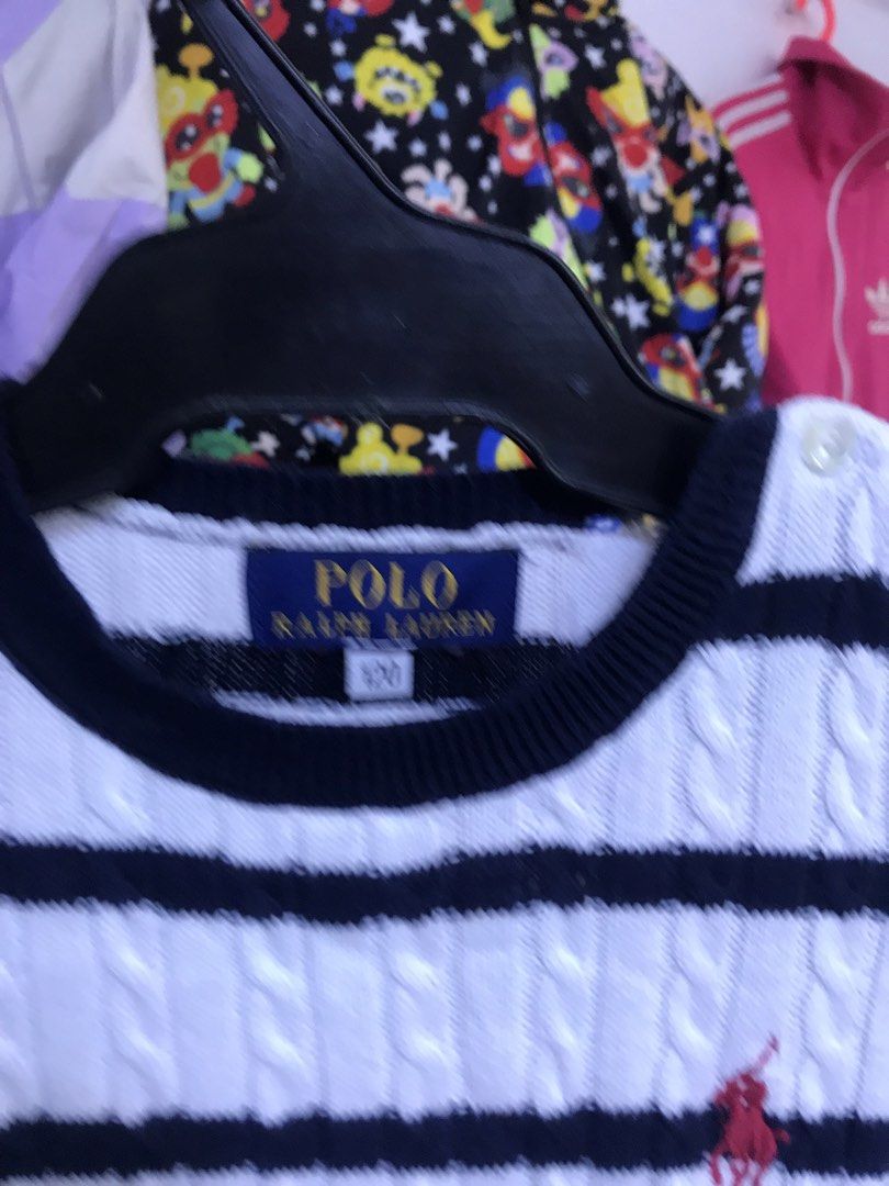 Polo Ralph knit (Category: Babies & Kids Fashion) located in Balete No 2. Submitted by troyesybang (Listing ID 1466350000, Image 2). Description: Pambata babae 3-5 years old White knit blue red REMINDER PANGBATA HO ITO .