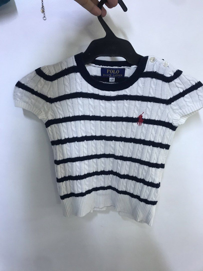 Polo Ralph knit (Category: Babies & Kids Fashion) located in Balete No 2. Submitted by troyesybang (Listing ID 1466350000, Image 1). Description: Pambata babae 3-5 years old White knit blue red REMINDER PANGBATA HO ITO .