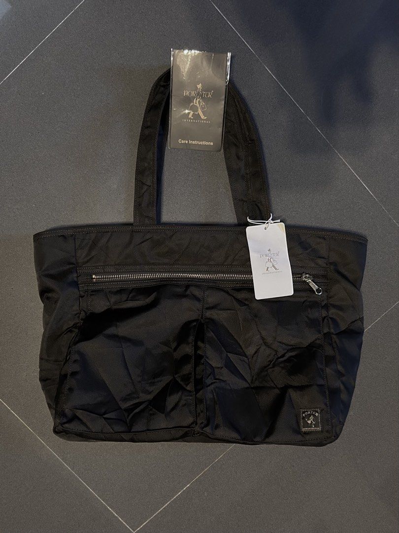 Porter International Tote Bag (Category: Luxury Bags & Wallets) located in Quezon City. Submitted by jaypee.abergas (Listing ID 1466485327, Image 1). Description: Porter Int’l Tote Bag Deadstock/ unused No issue With tag & care card 3.5k.