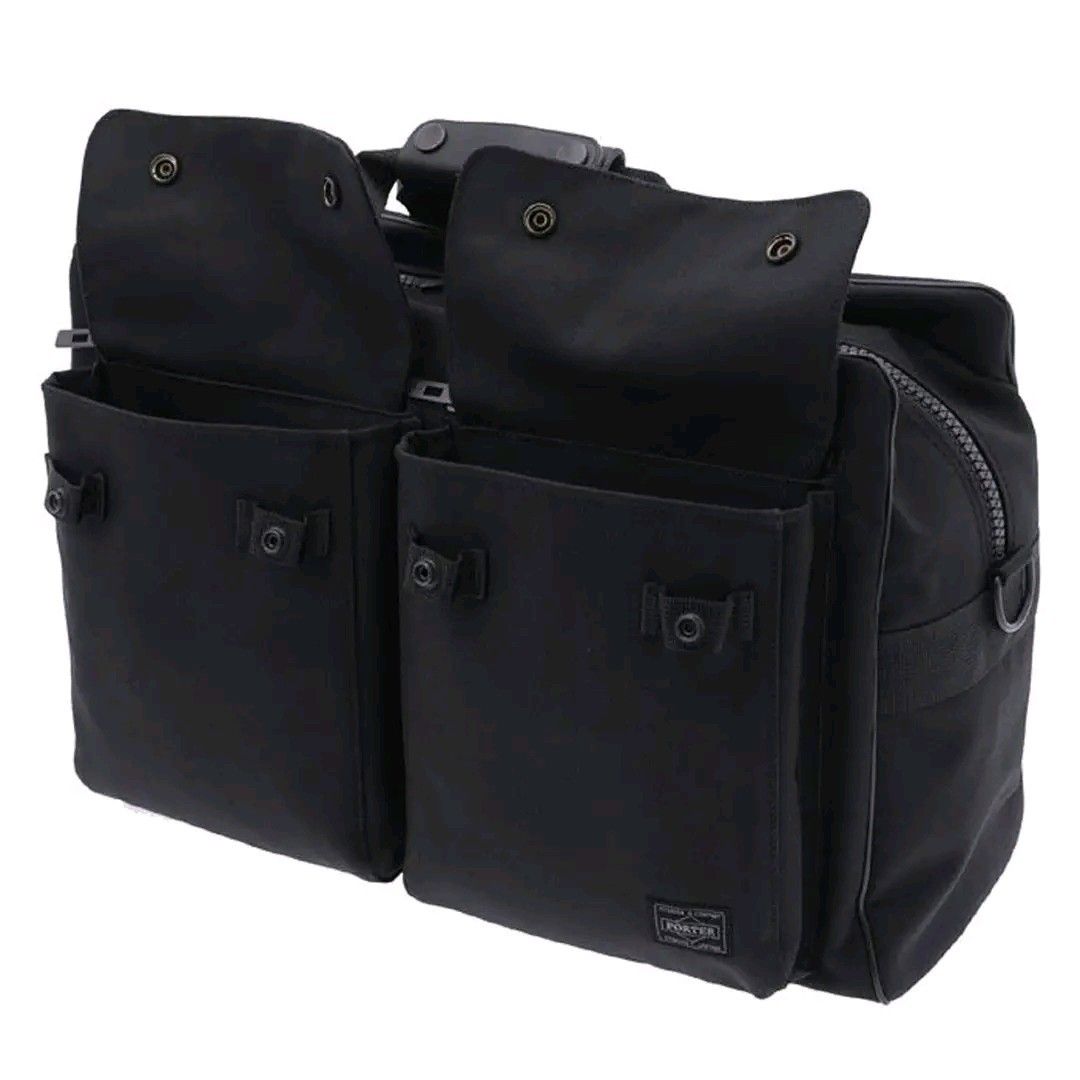 PORTER JAPAN 2WAY ANGLE DUFFLE BAG (Category: Sling Bags) located in Puerto Princesa. Submitted by wintergarmentshop (Listing ID 1466409961, Image 3). Description: PORTER JAPAN ANGLE 2 WAY DUFFLE BAG EXCELLENT MINIMAL DENTS NO MAJOR ISSUES 9.5/10 Key Features • Brand/Maker: Yoshida & Co. / Porter (Japan) • Design/Style: 2-way utility bag / duffle / business brief with dual snap-flap front pockets and top grab handle with leather/snap wrap • Mater