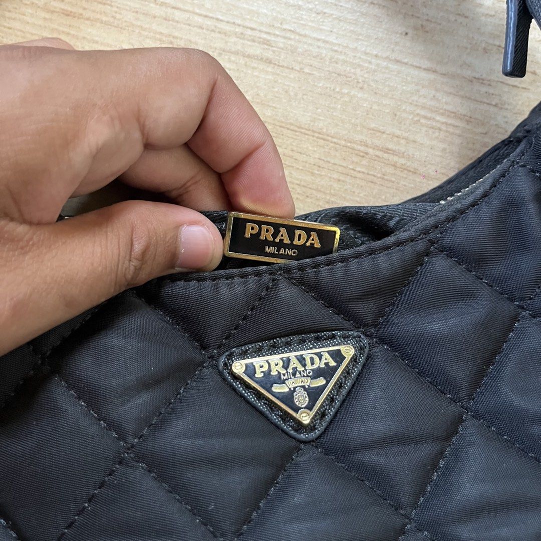 Prada Quilted Tessuto Nylon Mini Shoulder Bag (Category: Shoulder Bags) located in Lucena. Submitted by __timeless.luxury (Listing ID 1466444356, Image 3). Description: Prada Quilted Tessuto Nylon Mini Shoulder Bag Complete | Rank: AB No major flaws .