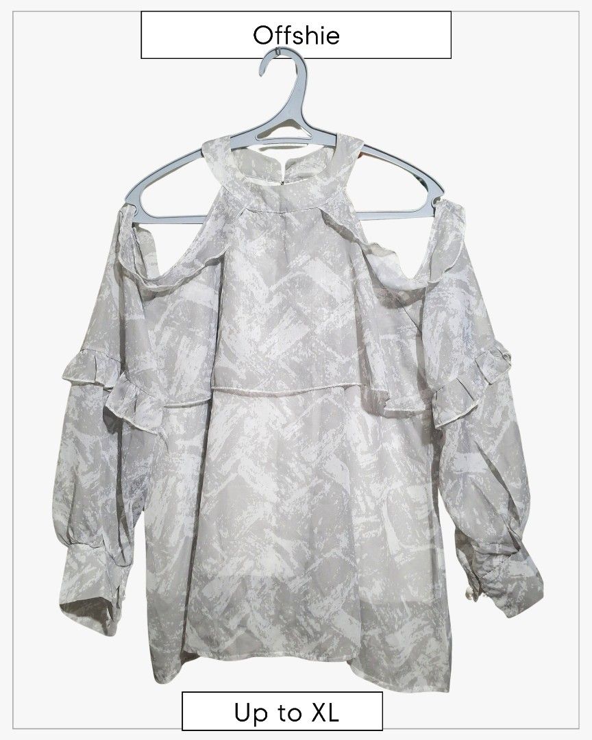 PRELOVED SMOCKED OFFSHOULDER TOPS BUNDLE (Category: Longsleeves) located in Paranaque City. Submitted by iloveem (Listing ID 1466539432, Image 2). Description: PLS SEE LAST PIC FOR PRICES.