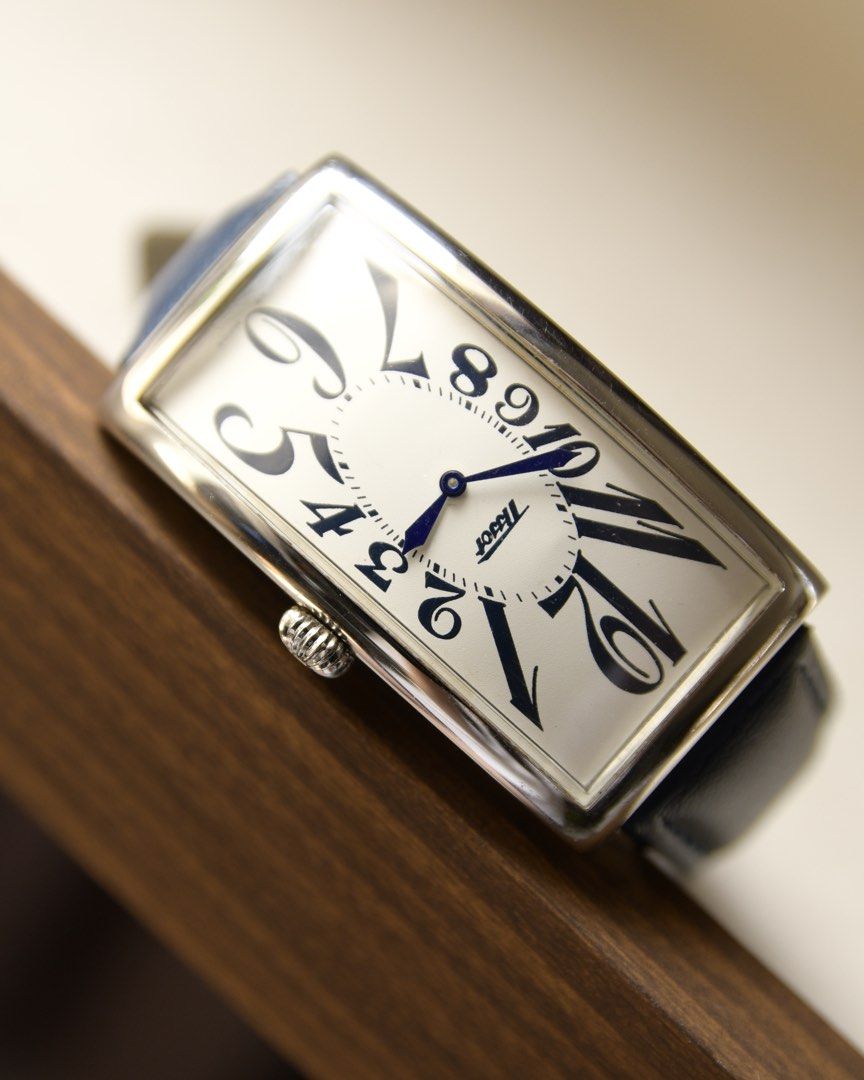 Pre-owned Vintage Tissot Heritage Centenary Edition (Category: Luxury Watches) located in Quezon City. Submitted by watchcollective.ph (Listing ID 1466442329, Image 3). Description: Tissot Heritage Centenary Edition Unisex ₱22,800 Reference: Z181 Year: 2000s Case Size: 49 x 27mm Movement: Quartz Pre-owned. Very good condition. Original clasp. Comes with replacement box and aftermarket strap. Market Value: ₱30,000+.