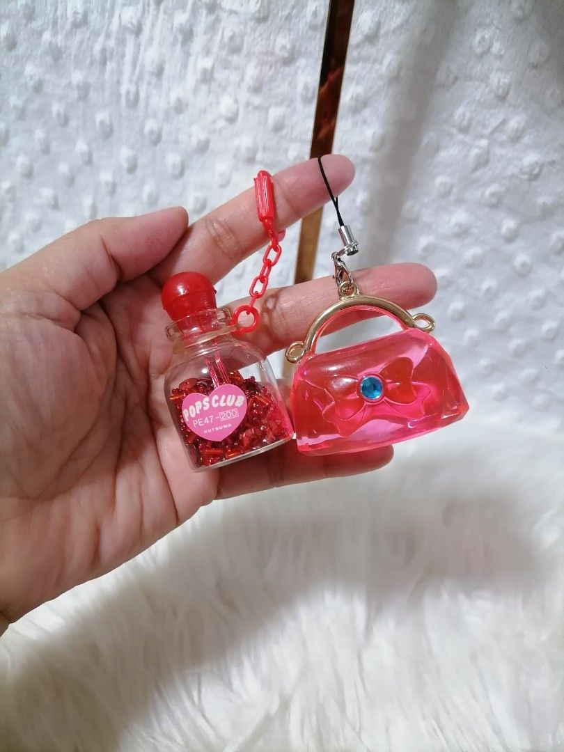 Pretty Keychains (Category: Other Accessories) located in Butuan. Submitted by az-branded.items (Listing ID 1466358127, Image 2). Description: Bundle Price Miniature bag is glass not plastic Very pretty in actual Authentic items From Japan.