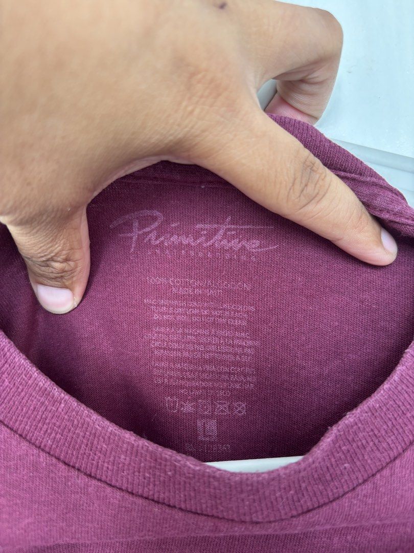 Primitive shirt Large (Category: Tshirts & Polo Shirts ) located in Quezon City. Submitted by jpenal71 (Listing ID 1466344721, Image 2). Description: Primitive shirt Large 29x21 inches LxW 380 free shipping via J&T Gcash/bpi Antipolo Rizal .