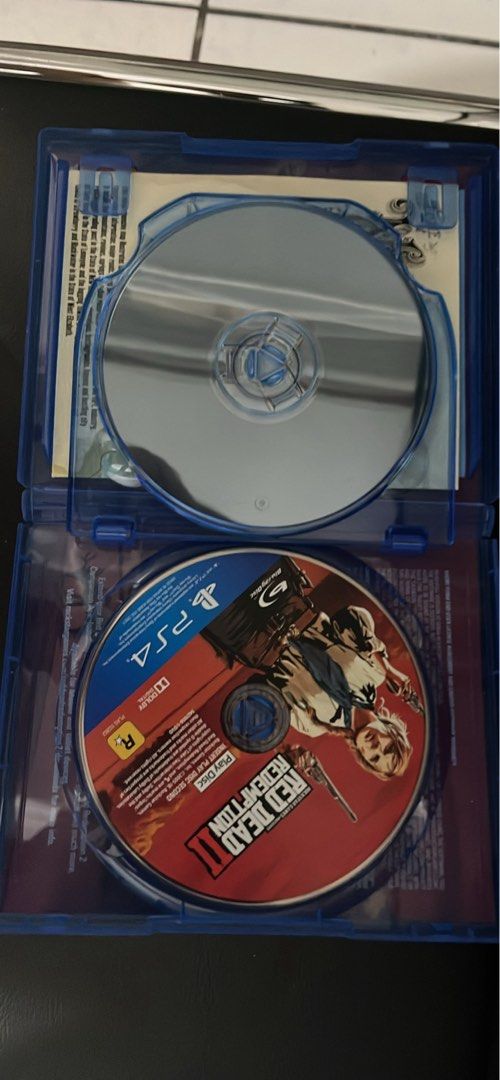 PS4 RED DEAD REDEMPTION 2 (Category: PlayStation) located in Manila. Submitted by utoy9 (Listing ID 1466478048, Image 2). Description: RED DEAD REDEMPTION 2-1,100 All good and working Has map and 2 discs Can do testing NORTHCALOOCAN AREA Lalamove/Meetup around Zabarte.