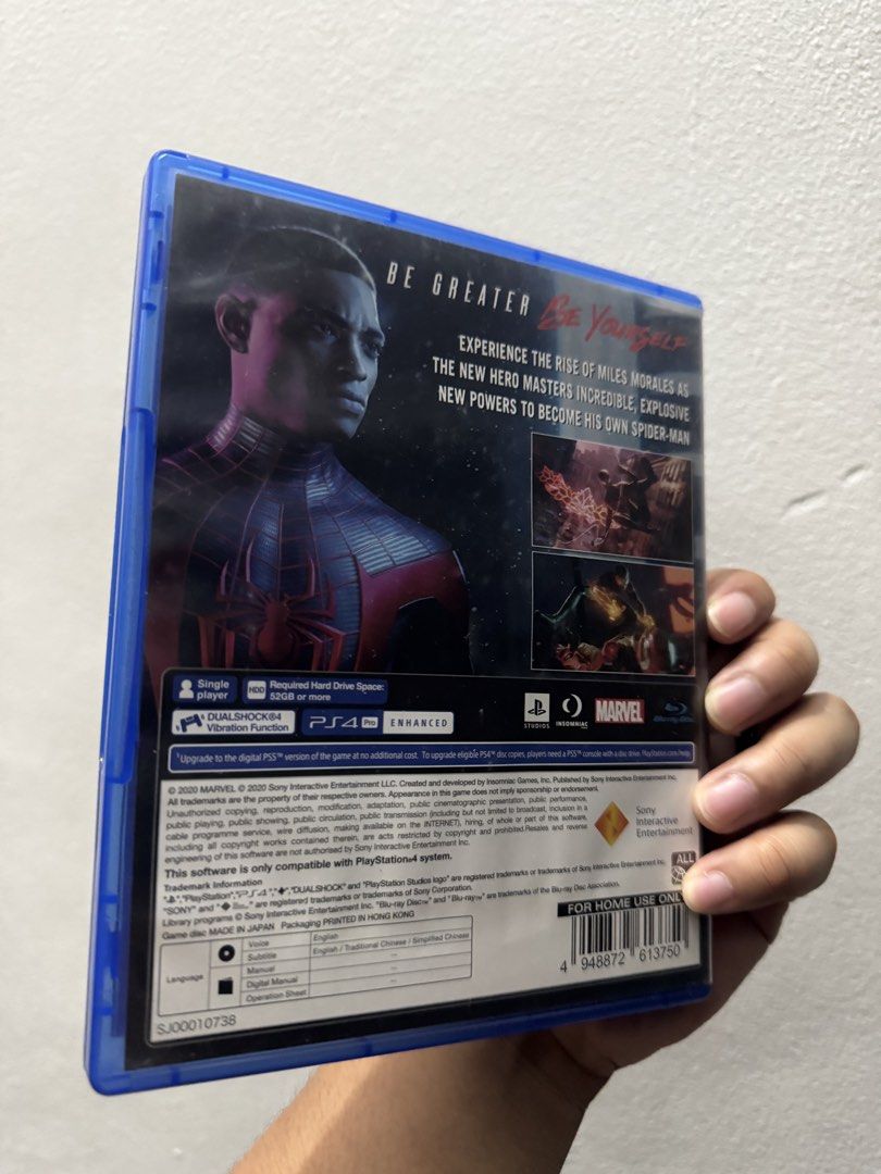 PS4 Spider-Man Miles Morales (Category: PlayStation) located in Manila. Submitted by broke.student.bookshelf (Listing ID 1466512294, Image 2). Description: Slightly negotiable Great condition Location: Sampaloc Manila.