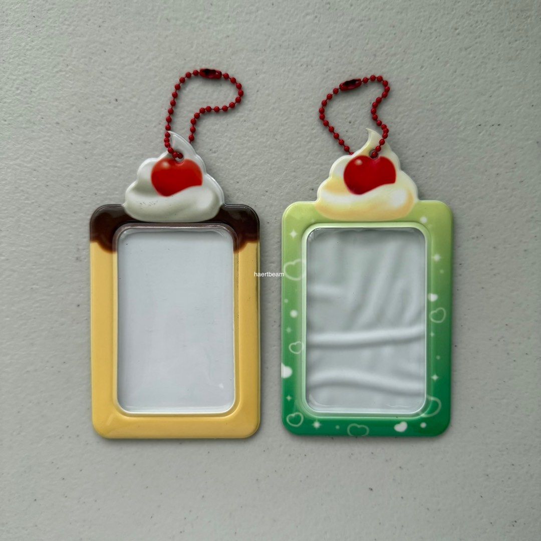 pudding / melon soda photocard holder keyring (Category: Character Goods) located in Manila. Submitted by fullvalentine (Listing ID 1466534213, Image 1). Description: selling my pudding & melon soda photocard holder keyring ₱75 each + sf price is still nego 👍🏼 payo or dop (with nrdp, up to 3 weeks) 🧾 mari/gotyme 📦 sdd, j&t or meetup .