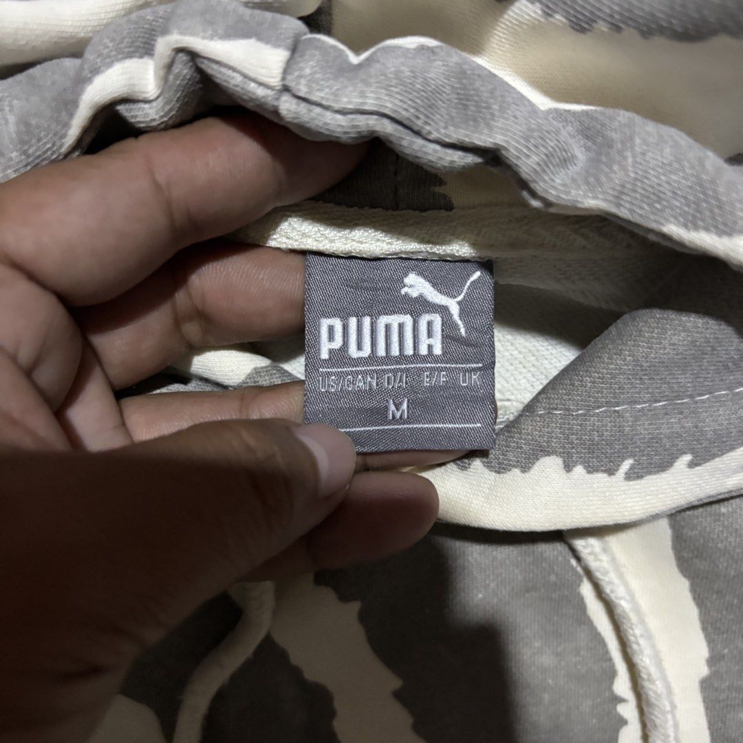 PUMA ZEBRA PATTERN AOP HOODIE (Category: Hoodies) located in Taytay. Submitted by dwinsapparel (Listing ID 1466445672, Image 3). Description: PUMA AOP ZEBRA PATTERN HOODIE W-23.5 L-25 EXCELLENT CONDITION NEED WASH COMPLETE TAGS.