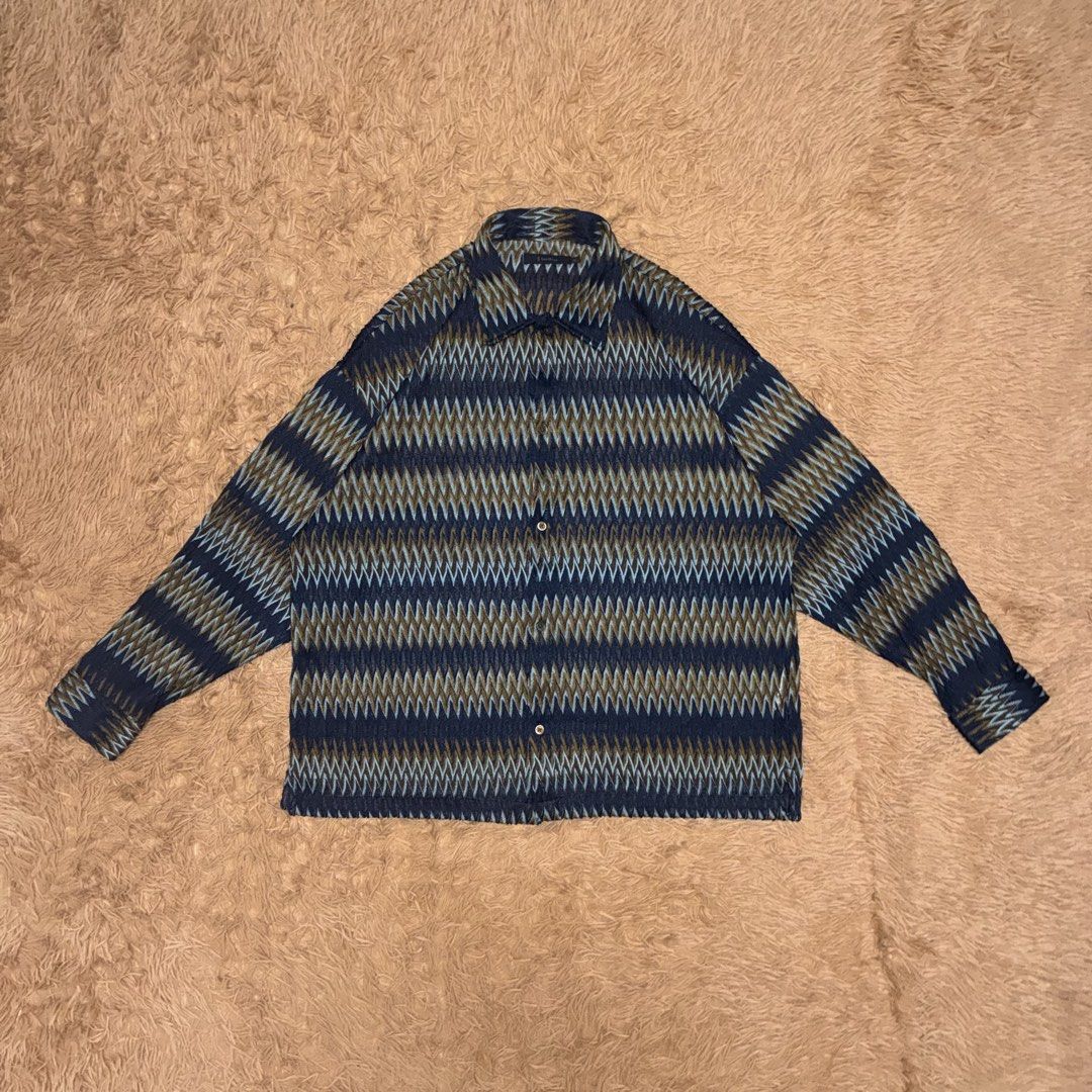 Rageblue Knitted Mesh Pattern Longsleeve Shirt (Category: Formal Shirts) located in Nabua. Submitted by elevadoray (Listing ID 1466388467, Image 1). Description: Rageblue Knitted Mesh Pattern Longsleeve Shirt Medium (25 x 28 Inches) Excellent Condition (10/10) P650.