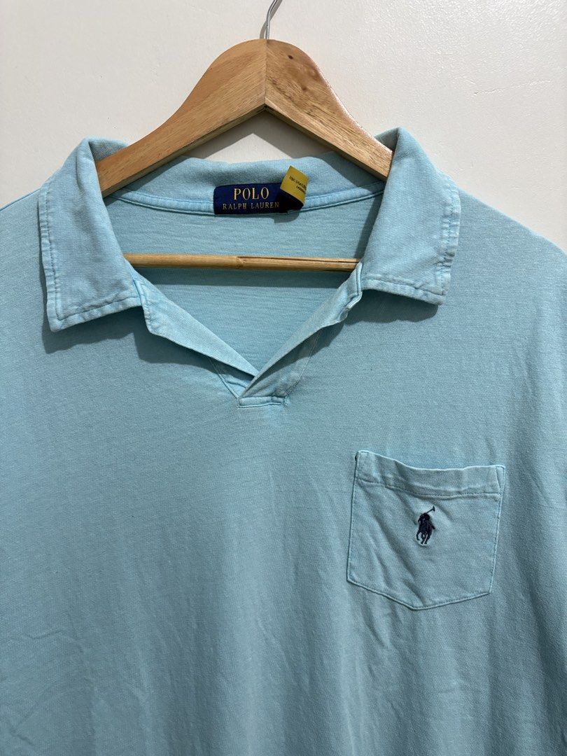 Ralph Lauren Polo Shirt (Category: Tshirts & Polo Shirts ) located in Cabiao. Submitted by thelifeofgelo (Listing ID 1466442838, Image 2). Description: Ralph Lauren Polo Shirt Size: Large Width: 22 Length: 29 Color rate: 9.5/10 Issue: Unnoticeable pinhole beside the chest pocket Condition: Very good Price: 450 + shipping fee.