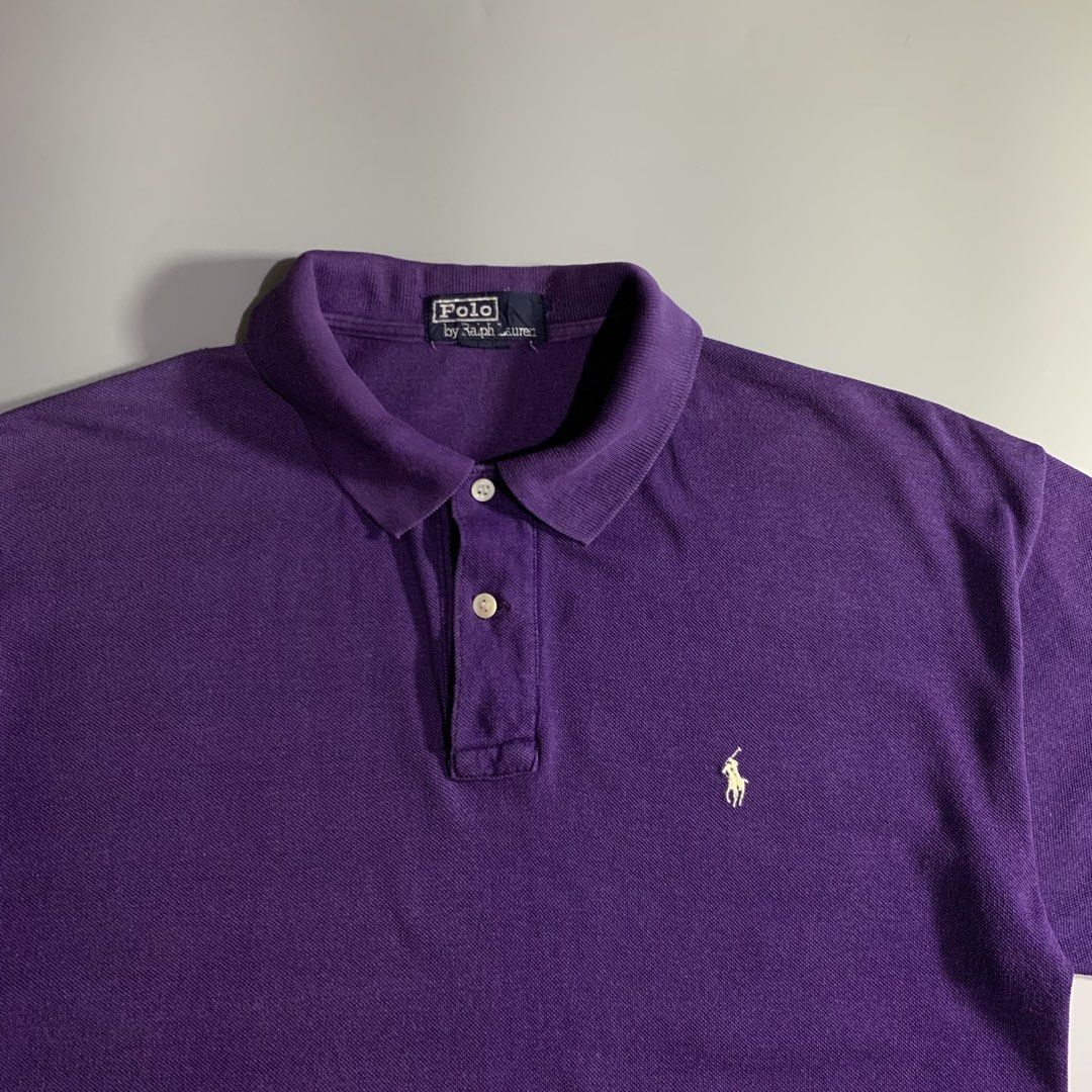 Ralph lauren purple & white pony (Category: Tshirts & Polo Shirts ) located in Davao. Submitted by jandyfuert21303 (Listing ID 1466499356, Image 2). Description: Excellent condition Good for psg No issues 21x30.5 9/10.