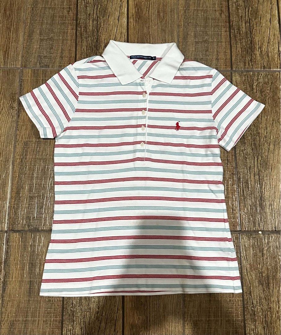 RALPH LAUREN STRIPES (Category: Tshirts & Polo Shirts ) located in Manila. Submitted by urban.vintage (Listing ID 1466454544, Image 1). Description: ISSUE: NONE (NEED WASH) MOP :GCASH (NO COD) SHIP VIA: LALAMOVE & J&T LOCATION: PASIG CITY LENGTH: 23 WIDTH :18.