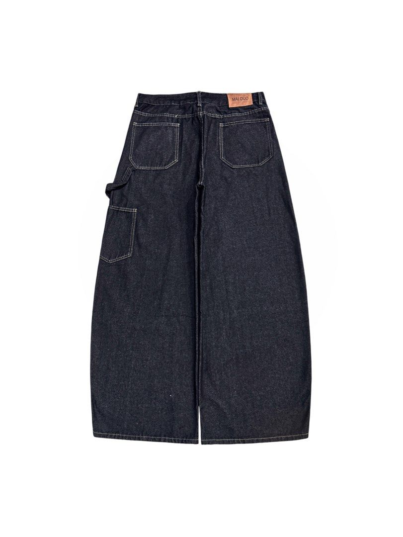 RAW DENIM DOUBLE KNEE BARREL JEANS (Category: Jeans) located in Subic. Submitted by kidfrom00s (Listing ID 1466390759, Image 2). Description: RAW DENIM DOUBLE KNEE BARREL JEANS 30” TO 34” WAIST 15” THIGH 42” LENGTH 12” HEM .