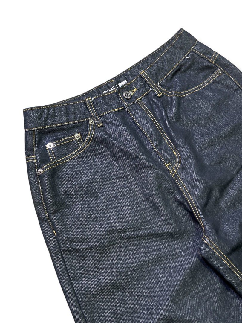 RAW DENIM PANTS (Millioncor Brand) (Category: Jeans) located in Valenzuela. Submitted by arck_dreams (Listing ID 1466395162, Image 3). Description: brandnew condition No issue Waist 29 | Length 42 | Thigh 13 | Hem 9.5.